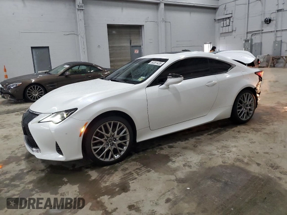 2022 Lexus RC 300 with VIN JTHD85EC0N5006688, listed as a Copart auction lot 56381435 with 24,551 mi miles and Salvage title. Bid and sale history available at DreamBid. Image 1.