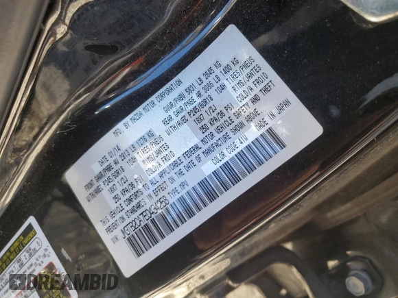 2014 Mazda CX-9 Touring z VIN JM3TB2CA7E0434258, wystawiony jako Copart lot #51367405 z przebiegiem 137 225 mil mil oraz Szkoda całkowita • Salvage title. Historia ofert i sprzedaży dostępna na DreamBid. Obrazek 13.