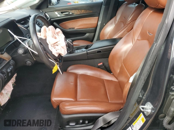 2014 Cadillac CTS Performance RWD with VIN 1G6AS5S38E0151150, listed as a Copart auction lot 43473825 with 145,118 mi miles and Salvage Title. Bid and sale history available at DreamBid. Image 7.