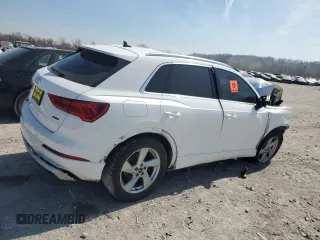 2021 Audi Q3 Premium z VIN WA1AUCF36M1097372, wystawiony jako Copart lot #49161505 z przebiegiem Nie podano mil oraz Czysty tytuł • Clean title. Historia ofert i sprzedaży dostępna na DreamBid. Obrazek 3.