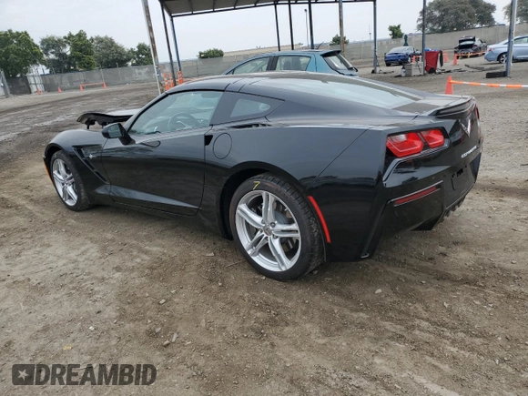 2017 Chevrolet Corvette 1LT with VIN 1G1YA2D7XH5101007, listed as a Copart auction lot 43644564 with 13,490 mi miles. Bid and sale history available at carsss.com. Image 2.