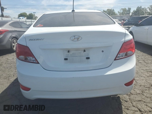 2017 Hyundai Accent SE with VIN KMHCT4AE6HU247125, listed as a Copart auction lot 53802925 with 115,746 mi miles and Salvage Title. Bid and sale history available at carsss.com. Image 6.