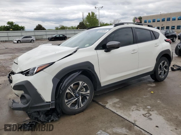 2024 Subaru Crosstrek Premium с VIN JF2GUADC0R8246284, выставлен на аукционе Copart как лот 56206865 с пробегом 13 317 миль миль и Списание • Salvage title. История ставок и продаж доступна на DreamBid. Изображение 1.