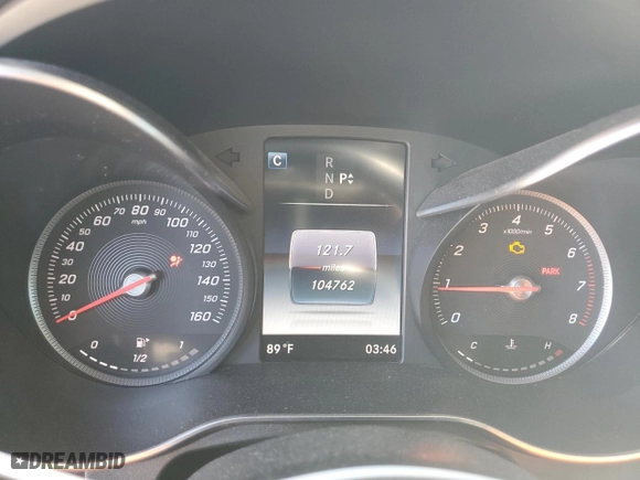 2019 Mercedes-Benz GLC with VIN WDC0J4KB9KF576828, listed as a Copart auction lot 77190044 with 104,762 mi miles and Salvage Title. Bid and sale history available at carsss.com. Image 9.
