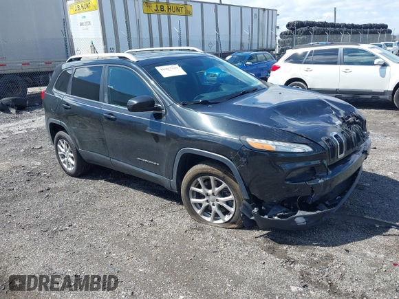 2014 Jeep Cherokee Latitude with VIN 1C4PJMCS8EW257959, listed as a IAAI auction lot 41987529 with 124,749 mi miles. Bid and sale history available at carsss.com. Image 1.