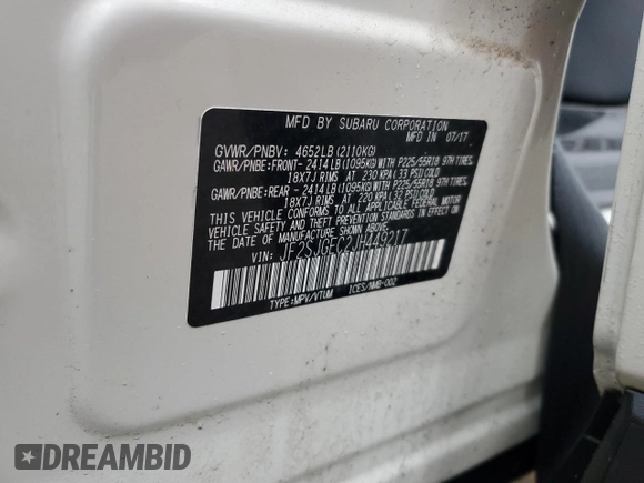 2018 Subaru Forester Premium with VIN JF2SJGEC2JH449217, listed as a Copart auction lot 86531294 with Not Provided miles and Salvage Title. Bid and sale history available at carsss.com. Image 15.