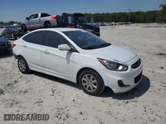 2013 Hyundai Accent GLS with VIN KMHCT4AE8DU310896, listed as a Copart auction lot 53706065 with 247,731 mi miles and Salvage Title. Bid and sale history available at carsss.com. Image 4.