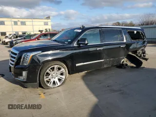 2019 Cadillac Escalade ESV Premium Luxury z VIN 1GYS4JKJXKR262769, wystawiony jako Copart lot #85207754 z przebiegiem 91 985 mil mil oraz Szkoda całkowita • Salvage title. Historia ofert i sprzedaży dostępna na DreamBid. Obrazek 1.