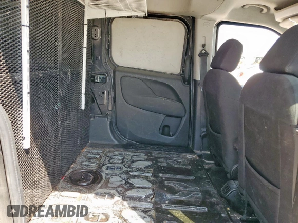 2015 Ram ProMaster City Cargo Tradesman with VIN ZFBERFAT2F6A82042, listed as a Copart auction lot 52631715 with 175,988 mi miles and Salvage title. Bid and sale history available at DreamBid. Image 11.