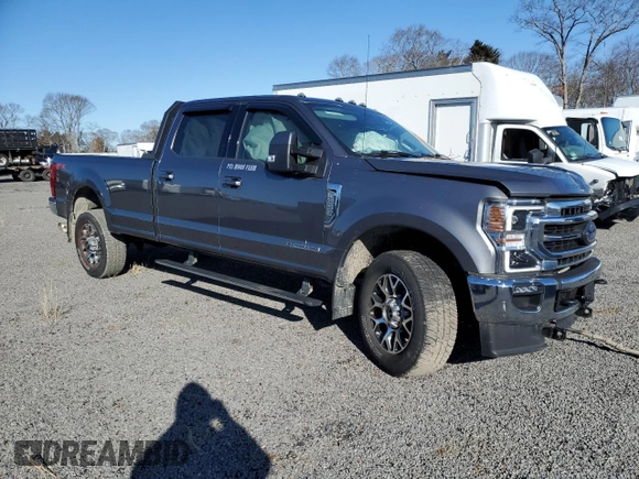 2021 Ford F-350 XL with VIN 1FT8W3BT3MED25616, listed as a Copart auction lot 47059845 with Not Provided miles and Salvage Title. Bid and sale history available at DreamBid. Image 4.