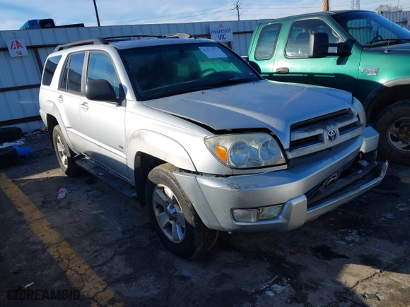 2003 Toyota 4Runner SR5 with VIN JTEZU14R230015626, listed as a IAAI auction lot 41427023 with 183,918 mi miles. Bid and sale history available at carsss.com. Image 1.