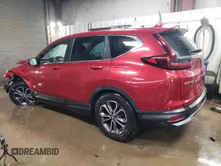 2020 Honda CR-V EX with VIN 5J6RW2H52LL004775, listed as a Copart auction lot 46254765 with 0 mi miles and Salvage Title. Bid and sale history available at carsss.com. Image 2.