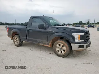 2018 Ford F-150 XL with VIN 1FTMF1CB9JKC79358, listed as a Copart auction lot 57774995 with 112,543 mi miles and Salvage title. Bid and sale history available at DreamBid. Image 4.