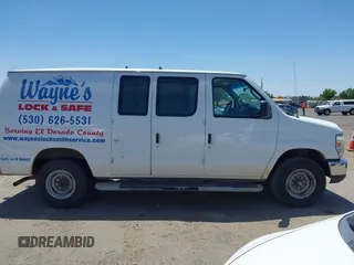 2013 Ford Econoline Cargo Commercial with VIN 1FTNE2EW2DDA31328, listed as a IAAI auction lot 42562164 with 133,729 mi miles and . Bid and sale history available at DreamBid. Image 13.