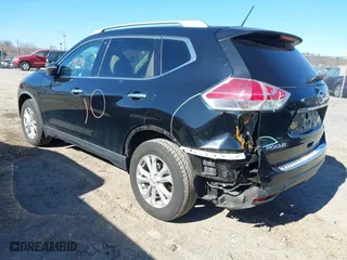 2015 Nissan Rogue SV with VIN KNMAT2MV0FP522057, listed as a IAAI auction lot 41673578 with 139,650 mi miles. Bid and sale history available at carsss.com. Image 3.