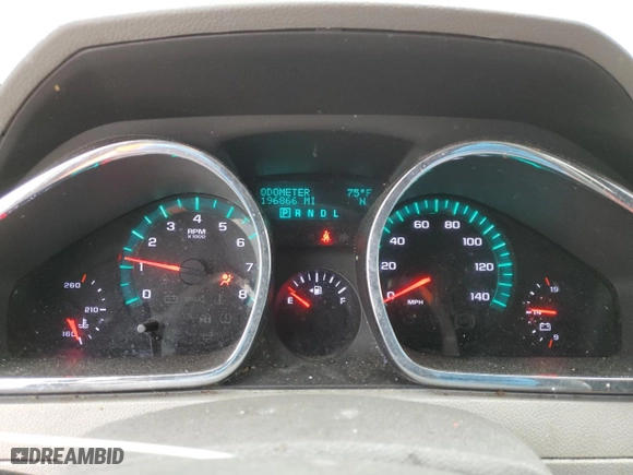 2010 Chevrolet Traverse LT w/1LT with VIN 1GNLRFEDXAJ264282, listed as a Copart auction lot 49600045 with 196,866 mi miles and Salvage Title. Bid and sale history available at carsss.com. Image 9.