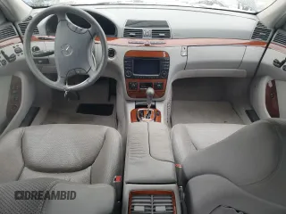 2003 Mercedes-Benz S-Class 4.3L with VIN WDBNG70JX3A368203, listed as a Copart auction lot 88929275 with 0 mi miles and Salvage Title. Bid and sale history available at carsss.com. Image 8.