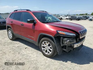 2017 Jeep Cherokee Sport z VIN 1C4PJMAB3HW601351, wystawiony jako Copart lot #60894095 z przebiegiem 125 458 mil mil oraz Szkoda całkowita • Salvage title. Historia ofert i sprzedaży dostępna na DreamBid. Obrazek 4.