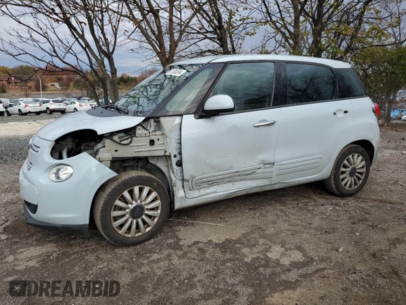 2014 FIAT 500L Easy with VIN ZFBCFABHXEZ009377, listed as a Copart auction lot 81530394 with 149,194 mi miles and Salvage Title. Bid and sale history available at DreamBid. Image 1.