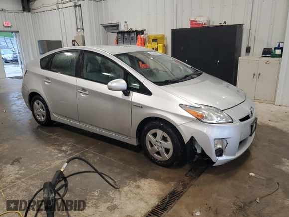 2010 Toyota Prius II with VIN JTDKN3DU8A0121756, listed as a Copart auction lot 55029325 with Not Provided miles and Clean Title. Bid and sale history available at DreamBid. Image 4.