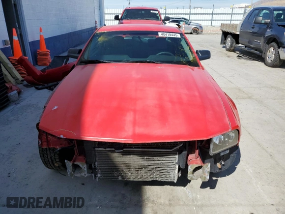 2008 Ford Mustang Deluxe with VIN 1ZVHT80N385153648, listed as a Copart auction lot 48418445 with 180,196 mi miles and Salvage Title. Bid and sale history available at carsss.com. Image 5.