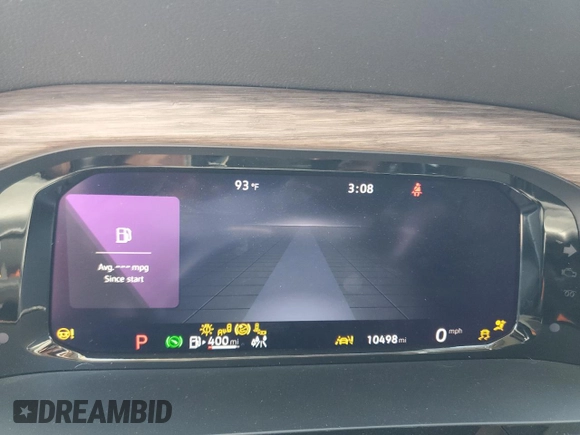 2024 Volkswagen Atlas SEL with VIN 1V2BR2CA3RC533646, listed as a Copart auction lot 52700135 with 10,498 mi miles and Salvage title. Bid and sale history available at DreamBid. Image 9.