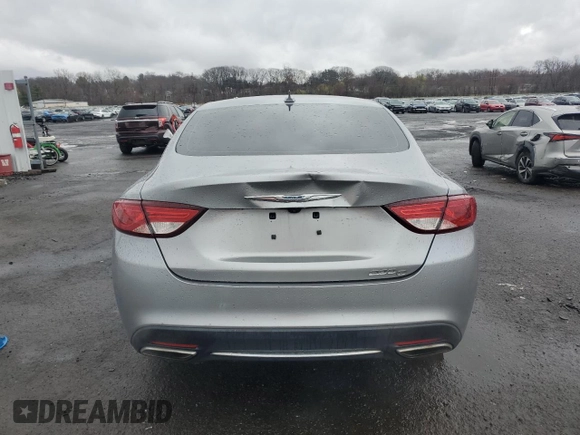 2015 Chrysler 200 C with VIN 1C3CCCCG7FN647042, listed as a Copart auction lot 51930455 with 148,966 mi miles and Salvage Title. Bid and sale history available at carsss.com. Image 6.