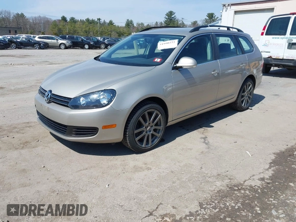 2013 Volkswagen Jetta SportWagen TDI with VIN 3VWML7AJ6DM692578, listed as a IAAI auction lot 41990222 with 83,385 mi miles. Bid and sale history available at carsss.com. Image 2.