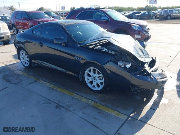 2007 Hyundai Tiburon GT with VIN KMHHN66F87U259322, listed as a IAAI auction lot 41204907 with 79,379 mi miles. Bid and sale history available at carsss.com. Image 1.