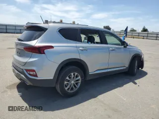 2020 Hyundai Santa Fe SE with VIN 5NMS23AD4LH248018, listed as a Copart auction lot 56416555 with 53,275 mi miles and Salvage title. Bid and sale history available at DreamBid. Image 3.