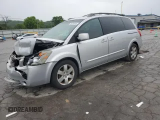 2004 Nissan Quest SE с VIN 5N1BV28U64N318674, выставлен на аукционе Copart как лот 62005575 с пробегом Не указан миль и Списание • Salvage title. История ставок и продаж доступна на DreamBid. Изображение 1.