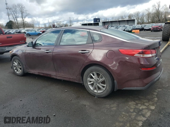 2019 Kia Optima LX with VIN 5XXGT4L39KG308417, listed as a Copart auction lot 45758535 with 33,429 mi miles and Salvage Title. Bid and sale history available at carsss.com. Image 2.