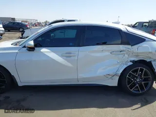 2023 Honda Civic Hatchback Sport Touring with VIN 19XFL1H8XPE001868, listed as a IAAI auction lot 41696926 with 37,051 mi miles. Bid and sale history available at carsss.com. Image 14.