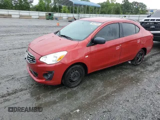 2017 Mitsubishi Mirage ES with VIN ML32F3FJ8HHF08373, listed as a Copart auction lot 58227555 with 121,029 mi miles and Salvage title. Bid and sale history available at DreamBid. Image 1.