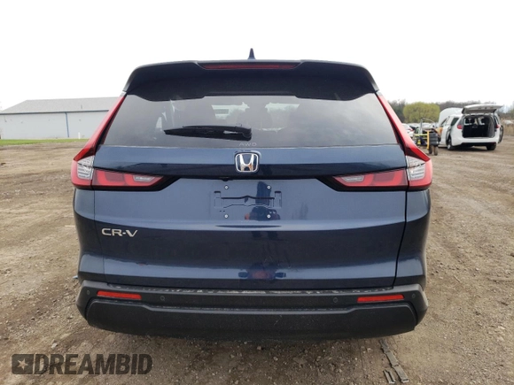 2025 Honda CR-V EX-L with VIN 7FARS4H76SE018005, listed as a Copart auction lot 52737255 with 147 mi miles and Salvage Title. Bid and sale history available at DreamBid. Image 6.