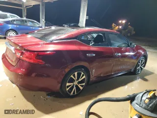 2017 Nissan Maxima SV with VIN 1N4AA6AP7HC454469, listed as a Copart auction lot 45038905 with 130,527 mi miles and Salvage Title. Bid and sale history available at carsss.com. Image 3.