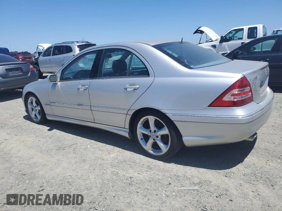 2005 Mercedes-Benz C 230 Kompressor with VIN WDBRF40JX5F617026, listed as a Copart auction lot 57532675 with 229,853 mi miles and Clean title. Bid and sale history available at DreamBid. Image 2.
