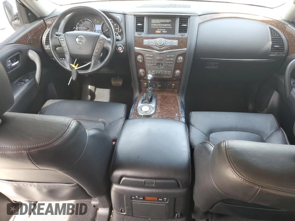 2019 Nissan Armada SL with VIN JN8AY2ND4K9088283, listed as a Copart auction lot 49846555 with 142,552 mi miles and Salvage Title. Bid and sale history available at carsss.com. Image 8.