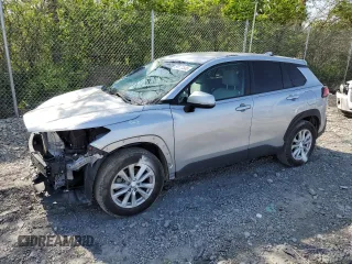 2022 Toyota Corolla Cross LE with VIN 7MUCAAAGXNV012565, listed as a Copart auction lot 54573305 with 53,053 mi miles and Salvage title. Bid and sale history available at DreamBid. Image 1.