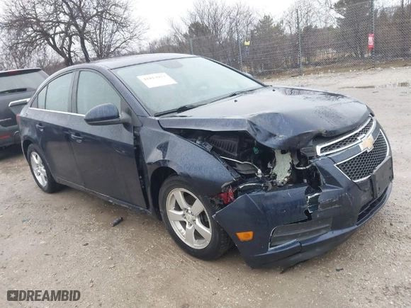 2011 Chevrolet Cruze LT w/2LT with VIN 1G1PG5S97B7160785, listed as a IAAI auction lot 41813953 with 137,282 mi miles. Bid and sale history available at carsss.com. Image 1.