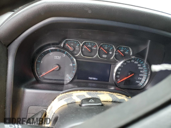 2017 Chevrolet Silverado 3500HD High Country with VIN 1GC4K1EYXHF234980, listed as a Copart auction lot 43928055 with 705,700 mi miles and Salvage title. Bid and sale history available at DreamBid. Image 9.