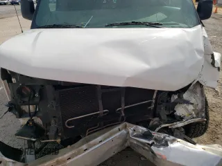 2014 Chevrolet Express Cargo Van with VIN 1GCWGFCA4E1153575, listed as a Copart auction lot 48228214 with 227,892 mi miles and Salvage Title. Bid and sale history available at carsss.com. Image 14.