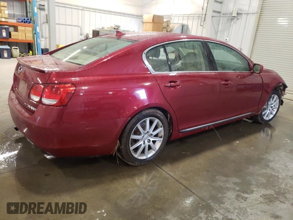 2007 Lexus GS 350 with VIN JTHCE96S470005173, listed as a Copart auction lot 55408425 with Not Provided miles and Non Repairable. Bid and sale history available at DreamBid. Image 3.
