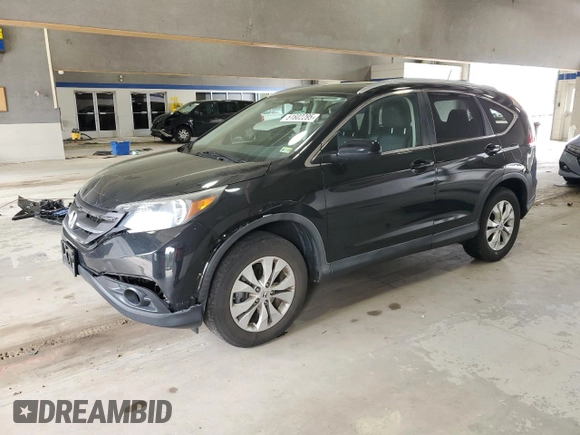 2012 Honda CR-V EX-L with VIN 5J6RM4H74CL003551, listed as a Copart auction lot 51602295 with 84,730 mi miles and Salvage Title. Bid and sale history available at carsss.com. Image 1.