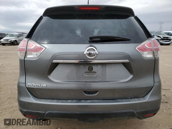 2016 Nissan Rogue S with VIN 5N1AT2MN7GC748066, listed as a Copart auction lot 47819205 with 184,848 mi miles and Salvage Title. Bid and sale history available at carsss.com. Image 6.