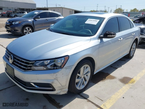 2018 Volkswagen Passat 2.0T SE with VIN 1VWBA7A3XJC045113, listed as a IAAI auction lot 41814006 with 59,095 mi miles. Bid and sale history available at carsss.com. Image 19.