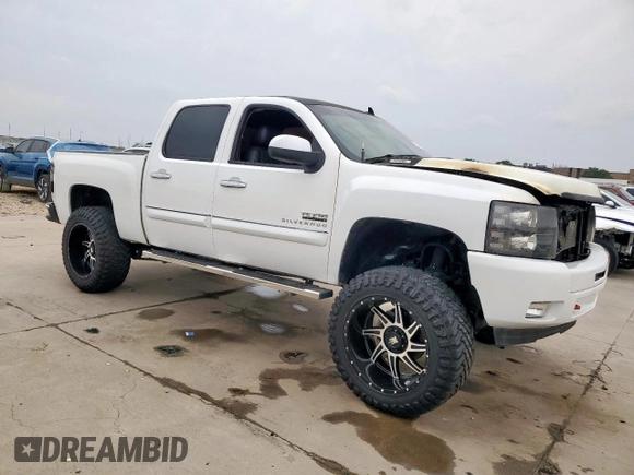 2013 Chevrolet Silverado 1500 LT with VIN 3GCPCSE07DG307564, listed as a Copart auction lot 53810695 with Not Provided miles and Salvage Title. Bid and sale history available at DreamBid. Image 4.