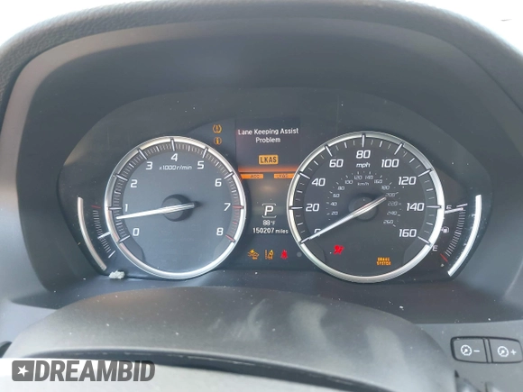 2016 Acura MDX w/Tech with VIN 5FRYD3H46GB007383, listed as a IAAI auction lot 42101738 with 150,207 mi miles. Bid and sale history available at carsss.com. Image 7.