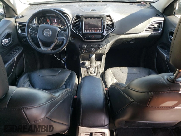 2019 Jeep Cherokee Limited with VIN 1C4PJMDX2KD239989, listed as a Copart auction lot 54590685 with 87,568 mi miles and Salvage title. Bid and sale history available at DreamBid. Image 8.