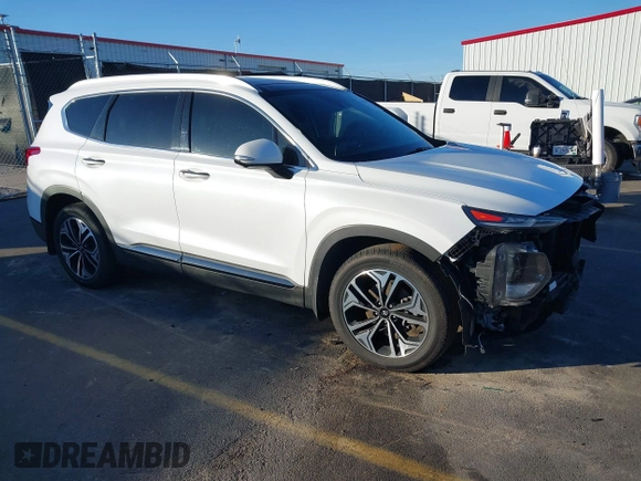 2020 Hyundai Santa Fe Limited with VIN 5NMS53AA9LH213746, listed as a IAAI auction lot 41306902 with 55,713 mi miles and . Bid and sale history available at DreamBid. Image 1.